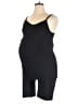 Gap - Maternity Solid Black Romper Size XL Maternity - photo 1