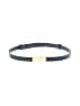Tory Burch 100% Leather Gray Leather Belt Size Med - Lg - photo 1