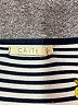 Caite Stripes Gray Casual Dress Size L - photo 7