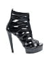 Gucci Black Lifford Cage Platform Sandals Size EU (IT) 37 1/2 / US 7 1/2 - photo 1