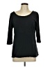 J. Peterman Black 3/4 Sleeve Top Size L - photo 1