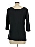 J. Peterman Black 3/4 Sleeve Top Size L - photo 2