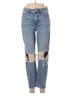 American Eagle Outfitters Color Block Blue Jeans Size 4 - photo 1