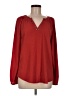 Spense Red Long Sleeve Blouse Size M - photo 1