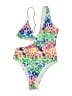 MATTE Collection Print Green One Piece Swimsuit Size M - photo 1