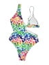 MATTE Collection Print Green One Piece Swimsuit Size M - photo 2