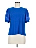 CeCe Blue Short Sleeve Top Size M - photo 1