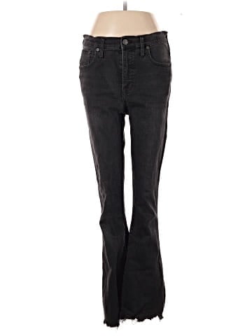 Madewell Tall Cali Demi-Boot Jeans in Berkeley Black: Chewed-Hem Edition (view 1)
