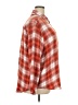 Lane Bryant Plaid Orange Long Sleeve Button-Down Shirt Size 18 - 20 Plus - photo 4