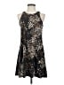 Veronica M. Animal Print Black Cocktail Dress Size S - photo 1