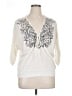 Lena Ivory 3/4 Sleeve Top Size XL - photo 1