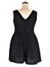 ModCloth 100% Rayon Solid Black Romper Size 2X - photo 2