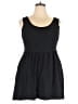 ModCloth 100% Rayon Solid Black Romper Size 2X - photo 1