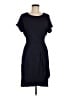 Chaps Solid Black Casual Dress Size M - photo 1