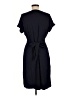 Chaps Solid Black Casual Dress Size M - photo 2