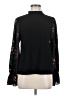 CeCe Black Long Sleeve Blouse Size M - photo 1
