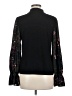 CeCe Black Long Sleeve Blouse Size M - photo 2
