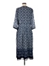 St. John Paisley Blue Casual Dress Size 8 - photo 2