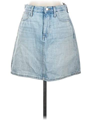 Madewell Denim High-Waist Straight Mini Skirt in Fitzgerald Wash (view 1)