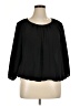 Cj Banks Black 3/4 Sleeve Blouse Size 1X - photo 1