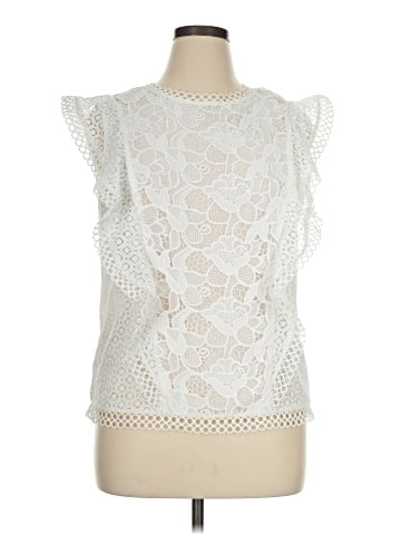 White House Black Market Sleeveless Blouse (view 1)