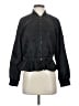 FRAME Denim 100% Nylon Black Track Jacket Size XS - photo 1