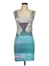 Wet Seal Graphic Gray Cocktail Dress Size L - photo 1