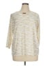 JM Collection Ivory 3/4 Sleeve Top Size 1X - photo 1