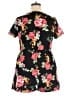 Emery Rose Floral Black Romper Size 2X - photo 2