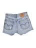 Levi's 100% Cotton Blue Denim Shorts Size 26 waist - photo 2