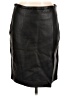 MICHAEL Michael Kors 100% Leather Black Leather Skirt Size 10 - photo 1