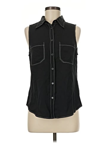 FRAME Sleeveless Silk Top (view 1)