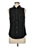 FRAME 100% Silk Black Sleeveless Silk Top Size M - photo 1