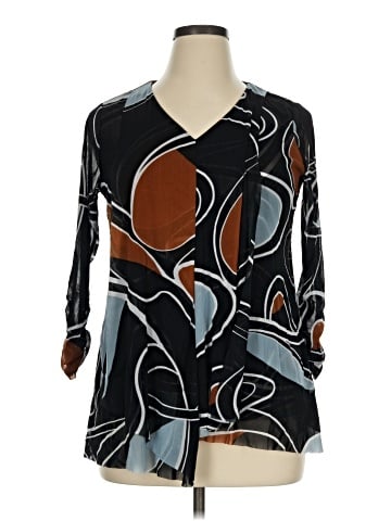 Alfani 3/4 Sleeve T-Shirt (view 1)