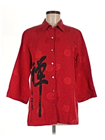 Chico's Design 3/4 Sleeve Silk Top (view 1)