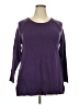 Meri Skye Purple Pullover Sweater Size 2X - photo 1