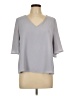 Tyche Gray 3/4 Sleeve Blouse Size L - photo 1