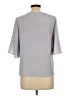 Tyche Gray 3/4 Sleeve Blouse Size L - photo 2