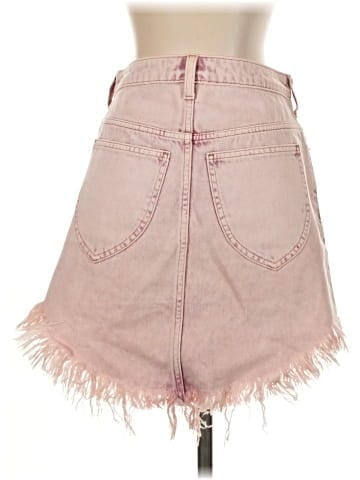 We the Free Denim Skirt (view 2)