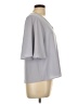 Tyche Gray 3/4 Sleeve Blouse Size L - photo 4