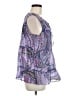 Talbots 100% Cotton Purple Sleeveless Blouse Size M - photo 4