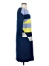 St. John Color Block Blue Casual Dress Size 4 - photo 4