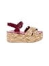 M. Gemi Burgundy Wedges Size EU 38 1/2 - photo 1