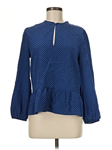 J.Crew Long Sleeve Silk Top (view 1)