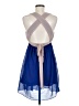 Jealous Tomato 100% Polyester Color Block Blue Cocktail Dress Size M - photo 2