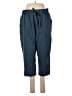 St. John's Bay 100% Polyester Solid Blue Casual Pants Size M (petite) - photo 1