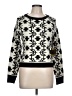 Princess Vera Wang Houndstooth Black Pullover Sweater Size L - photo 1