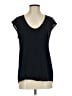 J.Crew 100% Polyester Black Short Sleeve Top Size 2 - photo 1