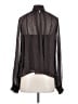 BCBG 100% Polyester Polka Dots Black Long Sleeve Blouse Size S - photo 2