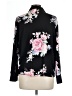 Flora Nikrooz Floral Black Long Sleeve Blouse Size L - photo 2